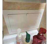 Panneau d'accès mural blanc pour salle de bain, porte d'inspection, trappe d'accès en plomberie, couvercle décoratif en aluminium pour piège d'inspection de grenier, porte d'entretien facile d'accès.