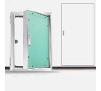 Panneau d'accès mural dissimulé personnalisable en aluminium pour cloisons sèches, plomberie et électricité - 550 x 900 mm (21,7 x 35,4 po) - Durable, installation facile, solution d'accès d