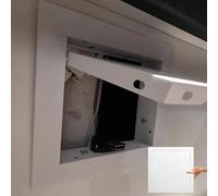 Panneau d'accès mural en métal imperméable pour cloison sèche, trappe d'accès au grenier, vanne de douche, porte de service, couvercle de tuyau d'évacuation de cuisine, 350 x 400 mm, durable et facile