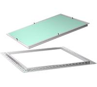 Panneau d'accès mural et trappe - Trappe d'accès, cadre en aluminium for panneaux de plafond dissimulés, idéal for les puits de service dans les hôtels et résidences(60x60cm (23.6x23.6in))