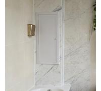 Panneau d'accès mural pour cloisons sèches，Porte d'accès avec cadre en aluminium，couvercle de trou de montage encastré porte d'inspection，Armoire de couverture de boîte à fusibles(32x48in/81x122cm)