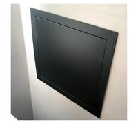 Panneau d'accès noir personnalisable 150 x 250 mm - Trappe de porte d'inspection durable pour plafonds suspendus, port d'accès facile d'entretien pour un usage domestique et professionnel.