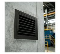 Panneau d'accès Panneau D'accès pour Ventilation Industrielle, Noir, Porte D'accès avec Filtre, Porte D'inspection Murale pour Salles de Bains/Usines/Entrepôts(Hole 25x50cm (9.8x19.7in))