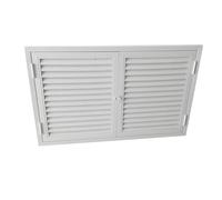 Panneau d'accès plaques plâtre double porte Trappe d'inspection aluminium blanc murs plafonds panneau de baignoire et couvercle boîte fusibles porte d'accès murale barbecue cuisine(32x40in/81x102cm)