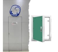 Panneau d'accès pour cloison sèche, couvercle verrouillable et pouvant être peint pour le câblage de conduits et l'inspection de plomberie