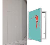 Panneau d'accès pour cloison sèche, Porte cachée pour goulotte à Linge, 40x40cm, Cadre en Alliage d'aluminium, poignée et quincaillerie à Ressort, Installation Facile, po