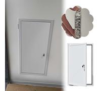 Panneau d'accès pour cloison sèche - Porte d'accès isolée et insonorisée pour grenier - Trappe d'inspection en métal, 550 x 700 mm