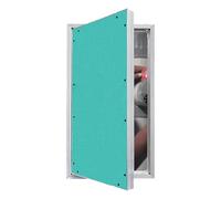 Panneau d'accès pour cloison sèche - Porte de grenier encastrée pour plomberie, dissimule les fils/mètres/tuyaux, interrupteur à bouton-poussoir, 40 x 60 cm - Design durable et élégant