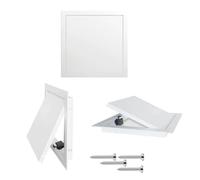 Panneau d'Accès pour Cloisons Sèches et Trappe de Visite Pression Cache Compteur Électrique 20x30cm 50x55cm 80x110cm Trappe d'Inspection Plafond Murale pour Plomberie CVC Métal(20x25cm)