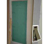 Panneau d'accès pour Gaine de Service avec poignée, Trappe d'inspection de plomberie à Peindre pour Porte de Garage de Chauffage, Trappe de révision étroite pour Mur de télévision,