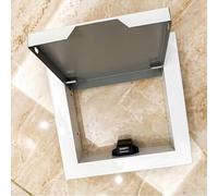 Panneau d'accès pour trappe de porte d'inspection, plaque de couverture électrique pour montage au plafond sur cloison sèche, couvercle de boîte à fusibles en aluminium, blanc(28x20in/71x51cm)