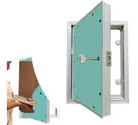 Panneau d'accès résistant au feu pour installateurs, trappe de service émaillée avec cadre en aluminium, porte d'inspection pour espaces sanitaires, trappe murale, durable et facile à installer