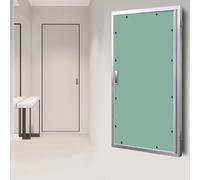 Panneau d'accès robuste pour cloison sèche, plomberie et porte électrique, cadre en aluminium durable, 36 x 91 cm