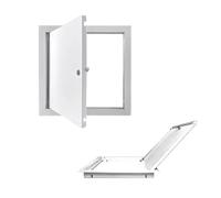 Panneau D'accès Simple En Métal Blanc, Porte D'accès Verrouillable For Loft, Couverture Sécurisée For L'entretien Électrique/plomberie For Un Usage Domestique(300x300mm/11.8x11.8in)