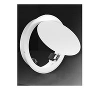 Panneau d'accès, trappe d'inspection, panneau rond, porte murale, cadre en aluminium et couvercle de plaque galvanisée for la révision plomberie(Dia 200mm/7.9in)