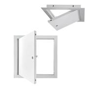 Panneau d'accès universel en alliage d'aluminium, finition blanche, porte d'accès fixée au mur ou au plafond, cloison sèche, plomberie, électrique, panneau d'accès verrouillable