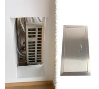 Panneau d'accès utilitaire robuste en acier inoxydable, grand trou mural pour la plomberie, l'électricité et le chauffage