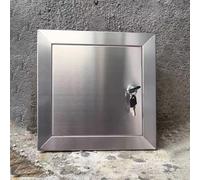 Panneau d'accès verrouillable en acier inoxydable pour plafond et mur - Porte de service cachée avec clés pour accès électrique et plomberie Couvercle en métal Solution d'entretien sécurisé