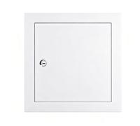 Panneau D'Accès Verrouillable En Alliage D'Aluminium 20x50cm, 25x25cm | Avec Verrouillage Par Tournevis, Blanc, Pour Cacher L'Électricité Et La Plomberie Des Cloisons(20x20cm)