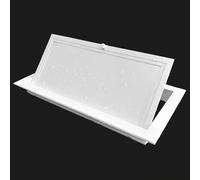 Panneau d'accès verrouillable et étanche pour cloison sèche, 35,1 x 24,9 cm, couverture de plafond et de mur pour trappe d'inspection électrique/plomberie encastrée, plaque décorative blanche