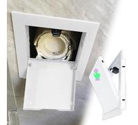 Panneau d'accès verrouillable, plaque de recouvrement pour trou mural, panneau d'accès pour plomberie de douche avec fonction clic, cache-câble dissimulé pour plafond et mur en plaques de pl