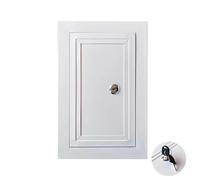 Panneau d'accès verrouillable pour boîte électrique et plomberie Panneau de porte pour câbles et service d'alarme 350 x 350 mm