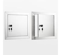 Panneau d'accès verrouillable pour grenier - Porte de plafond en métal avec clé pour une inspection sécurisée des cloisons sèches, idéal pour l'accès électrique et plomberie et facile à installer