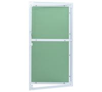 Panneau d'accès vidaXL en aluminium avec plaque de plâtre 500x1000 mm