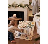 VERTBAUDET Panneau d'activités Double Face Tanzanie en Bois FSC® Blanc TU