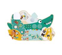 Jeu d'éveil en bois Tropik Panneau d'activité sur le Thème des Animaux de la Jungle