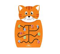 Panneau d'activités mural chat orange TU