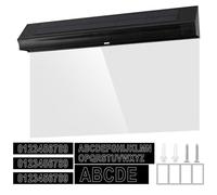 Panneau D'adresse Solaire, Visibilité Longue Durée, 31,6 X 5,6 X 21,6 Cm, Numéros De Maison À Éclairage Solaire, Pánneau De Numéro De Maison, Panneau Lumineux Résistant Aux Intempéries, Pour