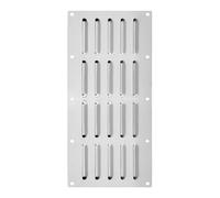 Panneau d'aération en acier robuste qui améliore l'efficacité de la flamme - Solution d'aération de cuisine extérieure - Panneau d'aération en métal pour fosses d'aération de cuisine extérieure