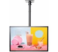 Panneau d'affichage à LED avec cadre fin à clipser - Panneau mural rétroéclairé en aluminium pour restaurants et magasins