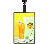 Panneau d'affichage à LED avec cadre fin à clipser - Panneau mural rétroéclairé en aluminium pour restaurants et magasins