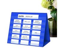 Panneau d'affichage avec poches de table, panneau de formation de mots, table pliante à double face pour montrer et , idéal pour , enseignants, école maternelle, école primaire et