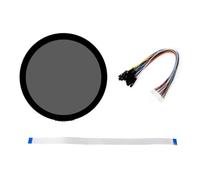 Panneau d'affichage circulaire 4,70 cm avec module LCD IPS | Entrée capacitive 360 x 360, câblage QSPI I2C, contrôle portable compact du tableau de bord