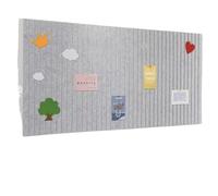 Panneau D'affichage De Photos For Travaux Scolaires, 3 Pièces, Bulletin Messages, Affiches Décoratives Fond For Bricolage pour Bureau et Cuisine(Silver grey,40x60cm)