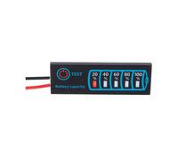 Panneau d'affichage de puissance LED Dc5-30V 12V 24V Indicateur de puissance Batterie au plomb-acide au lithium Affichage général de la puissance