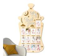 Panneau D'Affichage D'Shower Forme Mignonne, Présentoir d', Suivi de | Cadre D'Enregistrement De Croissance Pour Pour Nouveaux Parents, Familles D'Accueil, Photographes, Premier Anniver
