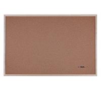 Panneau d'affichage en liège avec cadre en bois clair, différentes tailles, Liège, 80 x 60 cm