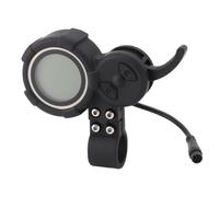 Panneau d'affichage LCD Electric Scooter, N ° 2 Protocole Universel Connecteur d'atténuation à 6 Broches 36V à 72 V écran d'affichage Vert pour Modification de Scooter de 10 Pouces