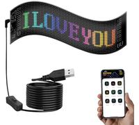 Panneau d'affichage LED ultrafin programmable connecté 59 x 12 cm [Luminea]