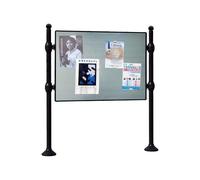 Panneau d'affichage libre Boule RAL9005 - 870x1225 - Module initial - Sans bandeau-titre - PROCITY - 591012.9005