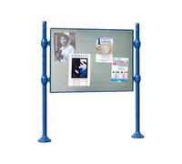 Panneau d'affichage libre City RAL5010 - 870x1225 - Module initial - Sans bandeau-titre - PROCITY - 591010.5010