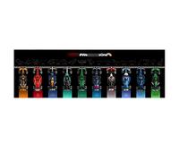 Panneau d'affichage Mural pour Les modèles de Voitures Lego F1 Speed Champions 77242-77251, Un Cadeau d'anniversaire (modèle Non Inclus). (G)