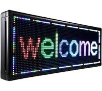 Panneau d'affichage numérique Programmable pour l'extérieur, Affichage de Messages défilants à LED 7 Couleurs, Panneau matriciel pour publicité Commerciale