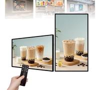 Panneau D'affichage Publicitaire Numérique Commercial, 32-55 Pouces, Écran Partagé Intelligent : 1920 X 1080, Angle De Vision : 178°, Prend En Charge Le Montage Mural Horizontal,50 inch,2 pcs