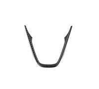 Panneau d'air Commande Centrale Garniture pour Toyota pour Aqua pour Yaris pour Sienta 2022 + Voiture Volant Panneau Couverture Garniture Décoration Cadre Autocollant (Couleur : Fibre de Carbone)