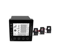 Panneau d'alimentation multifonction, compteur d'énergie triphasé, multi-débit 96x96mm RS485 avec transformateur de courant 5A(PAC5010 200A CT)
